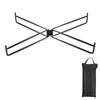 New Camping Foldable Metal Stand Folding Cooler Box Stand Ice Box Stand Iron Storage Box Bracket Outdoor Storage Boxes Shelves