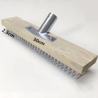 Grill Cleaning Brush BBQ tool Grill Brush 3 Stainless Steel Brushes In 1 Provides Effortless Cleanin pizza furnace stove brush