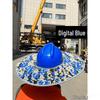 Expanded Brim Sun Hat for Construction Helmets with Face Shield and High Ventilation - Bulk Discounts Available