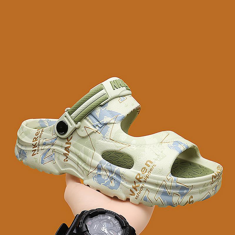 New Summer Men Sandals Slippers Indoor Shoes Beach Casual Slippers Soft Sole Platform Slides Men EVA Flip-flops Couple Sandals