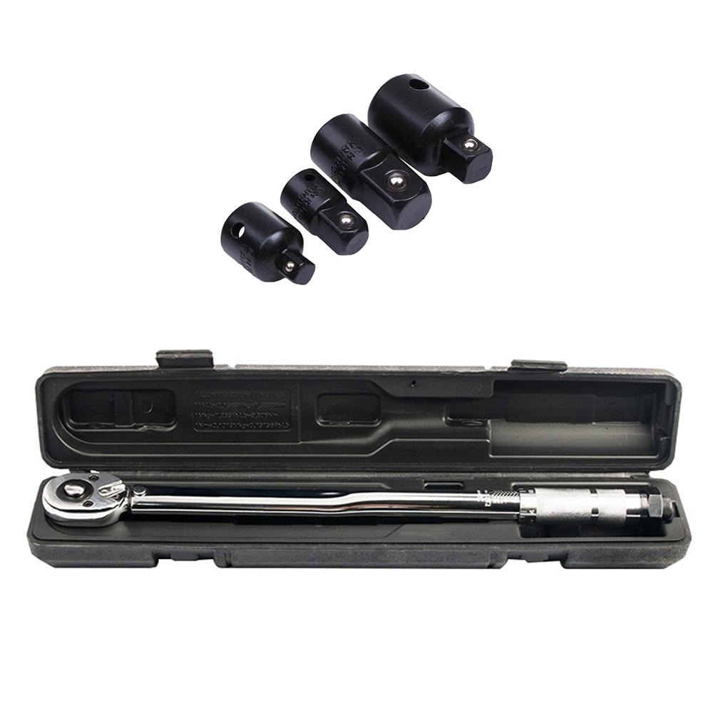 1/2 Spanner Drive Torque Wrench 10-150N.m Spanner Hand Tool Accuracy 4% Torque Wrench Car Bike Automotive Repair Hand Tools