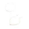 Necklace Chains Trendy Jewelry with Rhinestones Universal Gold Silver Hanging Pendants Choker Necklaces for Valentines Day