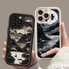 Mountain and Water Painting Phone Case for Samsung Galaxy S25 Ultra S24 S22 Plus S21 S23 S20 FE A54 A55 A35 A15 Cover