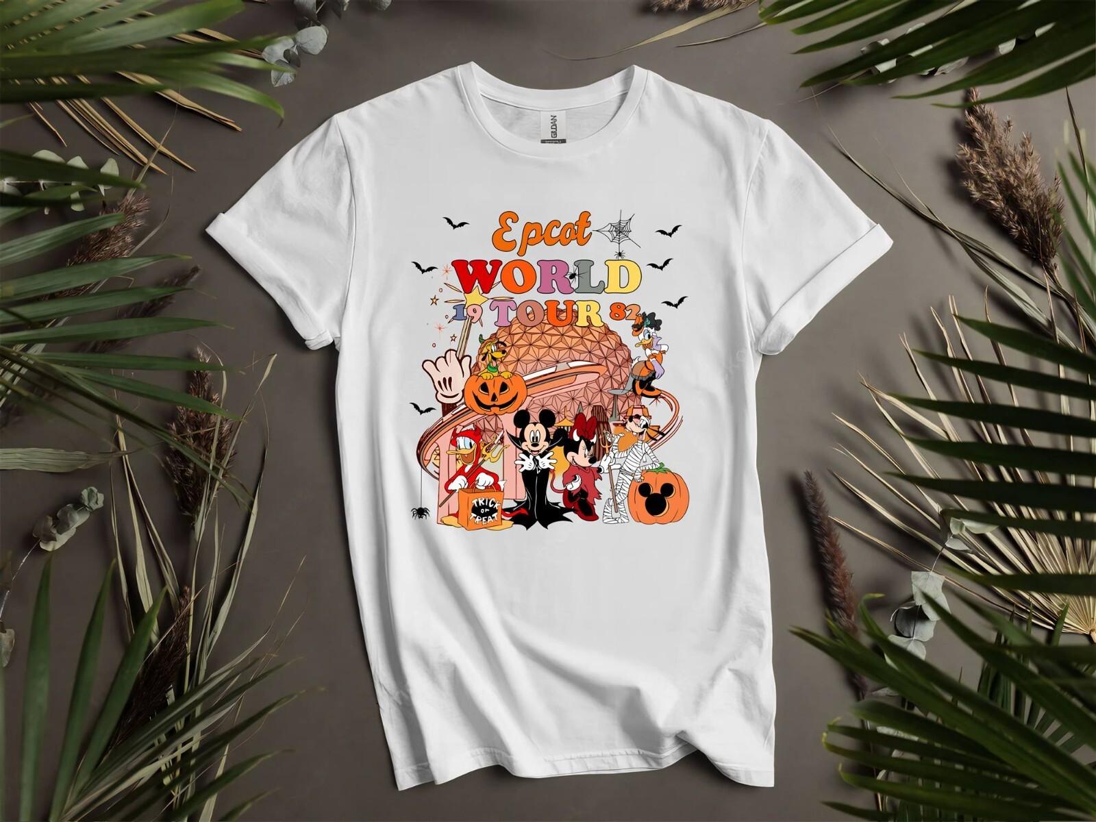 Epcot World Tour T-Shirt Mens Womens Tees Top T Shirt Mens Womens Tees Top Men Women Unisex Tshirt I16 M