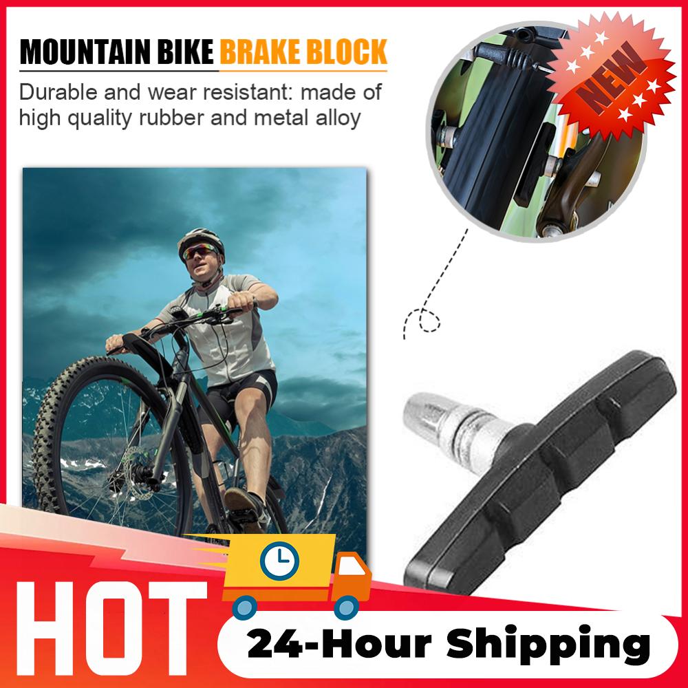 1-20PCS Mountain Road Bike Brake Blocks Rubber Bicycle V-brake Shoes Pads Silent Brake Blocks Cycling Riding Accessories
