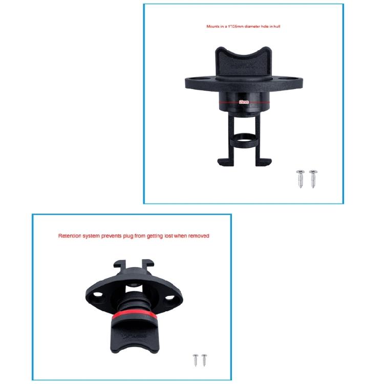 Secure Seal Marine Drainage Plugs with Corrosion Resistance Nylon Boat Drainage Bung for Yacht & Cargo Hold Applications
