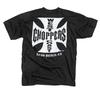 West Coast Choppers "Klasický West Coast Železný kříž" Americké Retro Těžký Ležérní Krátký Rukáv Tričko