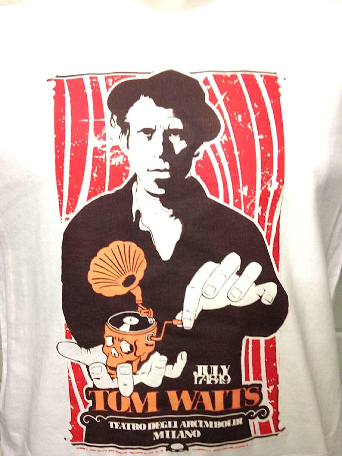 Рубашка Tom Waits Milano белая, Рубашка унисекс M