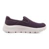 Skechers Go Walk Fle Low Top Casual Shoes Slip Ins Women's Dark Purple