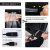 5M/16ft PMMA Side Glow Fiber Optic Cable Kit w/LED Aluminum Illuminator USB 5V 1.5W Car Interior Guide Light Source Decoration