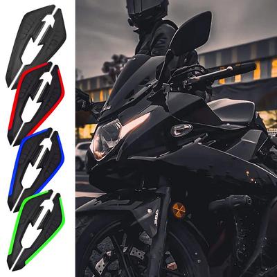 Motorrad Winglets Allwetter Motorrad Verkleidung Luftabweiser Vordere Seiten Spoiler Flügel Allwetter Luftabweiser Zieraufkleber