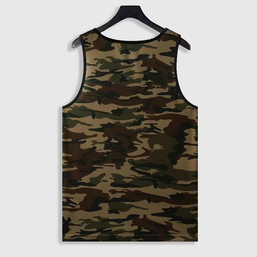 Muscle Men Fitness Sport Vest Men Fashion Camouflage Tank Tops