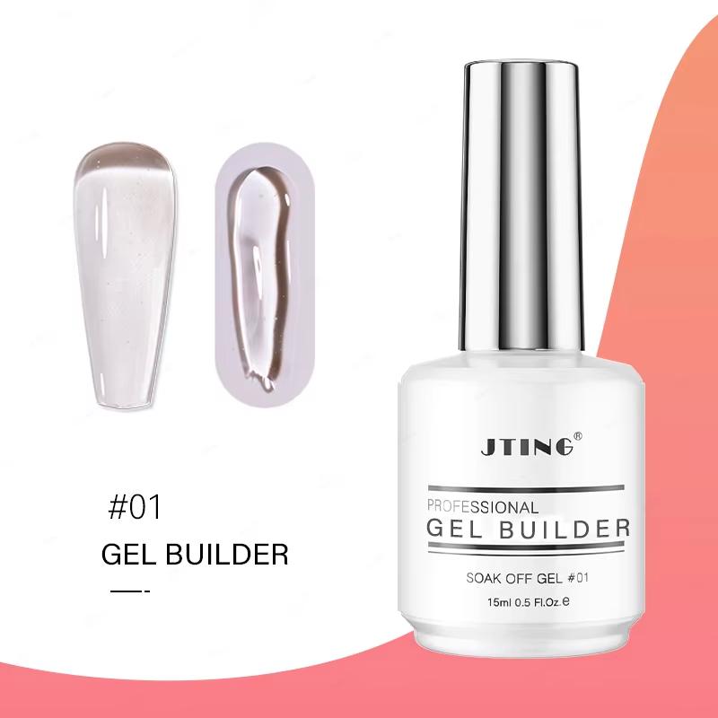 

JTING Высококачественный 6-цветный гель для наращивания ногтей Biab Builder Gel Soak Off Nail Extension Builder Gel для наращивания ногтей Частный бренд Поставщик индивидуальных ногтей