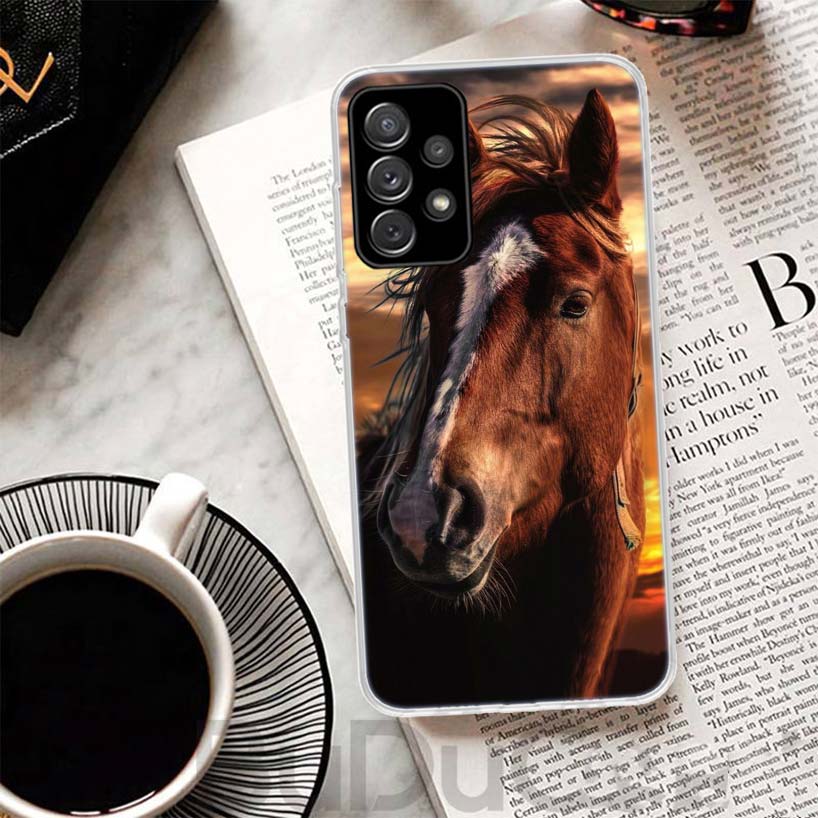 Horse Great Beauty Galloping Cover For Samsung Galaxy A51 A50 A71 A70 Phone Case A21S A31 A41 A10 A20E A30 A40 A01 A11 A6 A7 A8