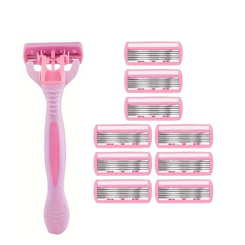 High Quality Men Safety Razor Blade 6-Layer Germany Stainless Steel Shaving Blades Manual Shaver Head