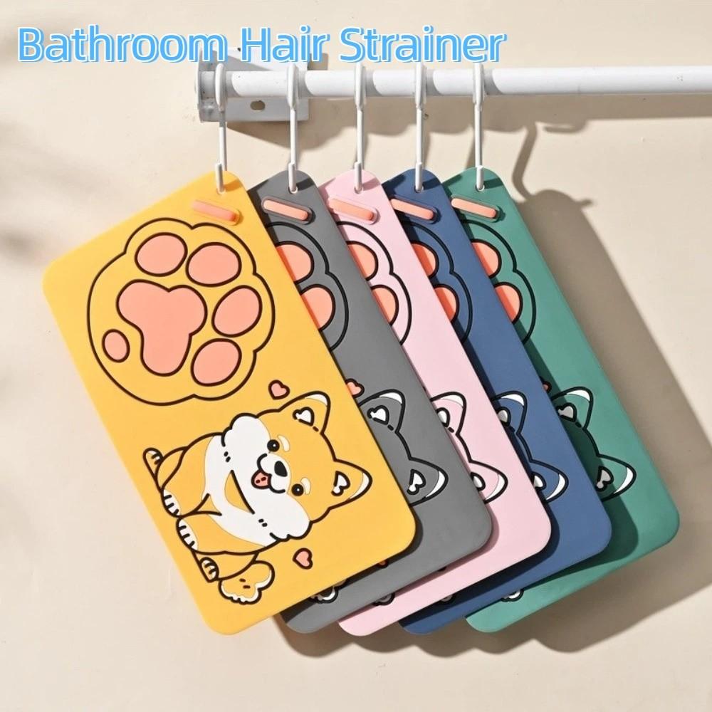 2PCS/SET 2 In 1 Floor Hair Catcher Anti Back-flow Bathroom Floor Drain Drain Cover  Drain Protection