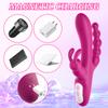 3 In 1 Dildo Rabbit Vibrator Clitoris G Spot Vibrator Anal Beads Sex Toys Female Masturbation Tool for Women Adult Supplies