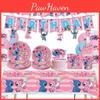 Lilo Pink Stitch Birthday Party Decorations Supplies Tableware Balloon Banner