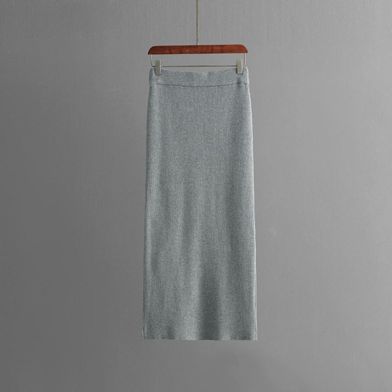 2 Pieces Knit Sets Women Maxi Skirt Tracksuits Winter Warm Turtleneck Sweater Ladies Long Skirt Two Pieces Sweater Sets