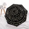 Enchanted Pentagram Protection Amulet: Ancient Symbol for Luck & MagicUmbrella, Portable 3-Fold Compact Umbrella for Men & Women Gift
