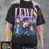 Lewis PullUnisex Collage T Shirt Retro Style Vintage Washed Graphic Comfortable Versatile Fashion Top For Everyday Wear Unisex