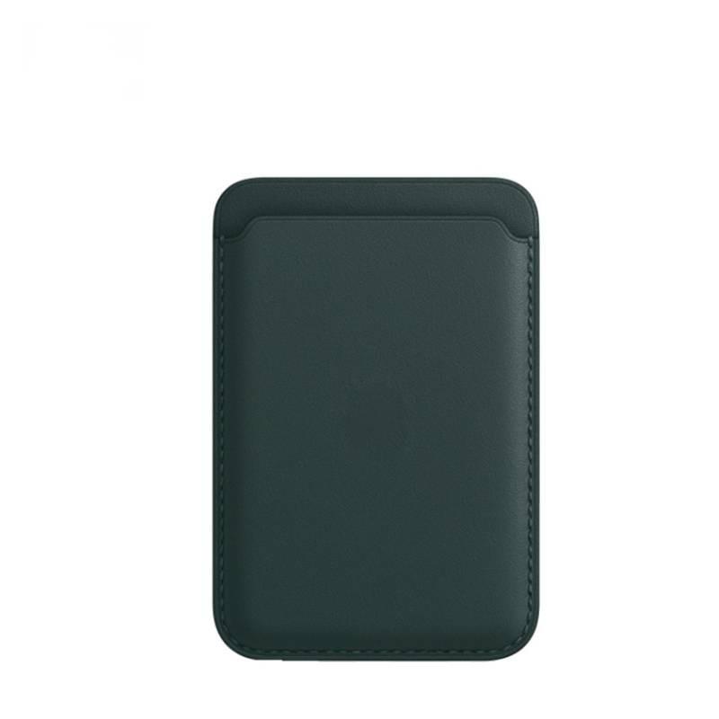 

Преміальний гаманець Magsafe зі шкіри PU для Apple 14 Pro Max, ударостійкий дизайн Forest Green