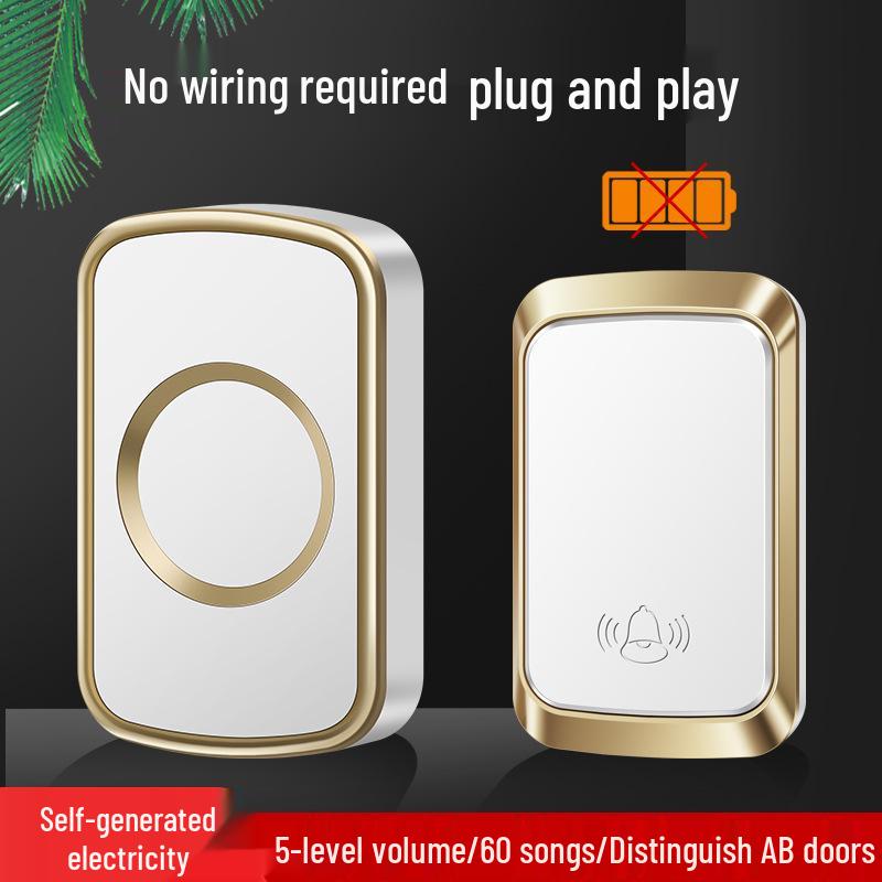 Smart Choice Waterproof Ultra-Long Range Self-Powered Wireless Doorbell for Home and Elderly Use