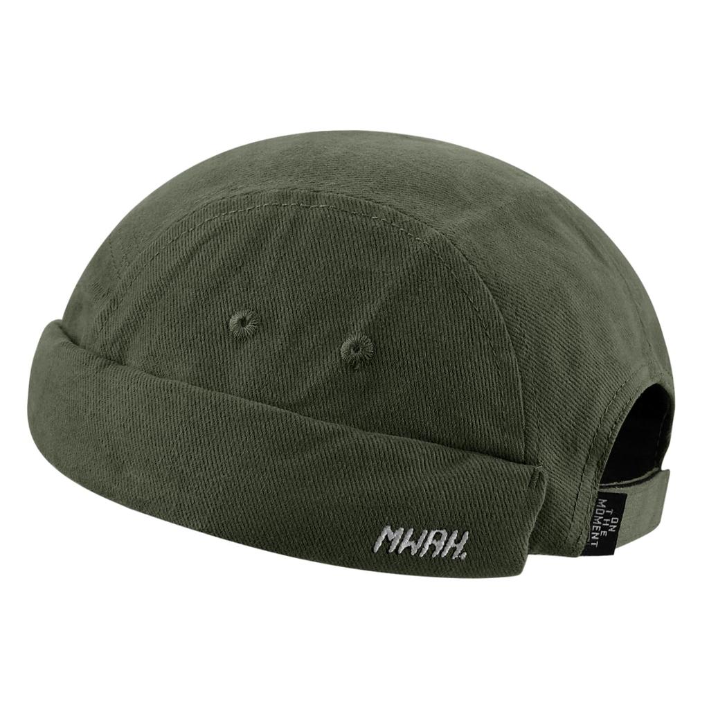 Clape Brimless Roll Solid Unique Sag Slimming Fashionable Islamic Perfect for Hip Hop Cap Fisherman's Cap, Men's Round, Cap, Color, Design, Cap,