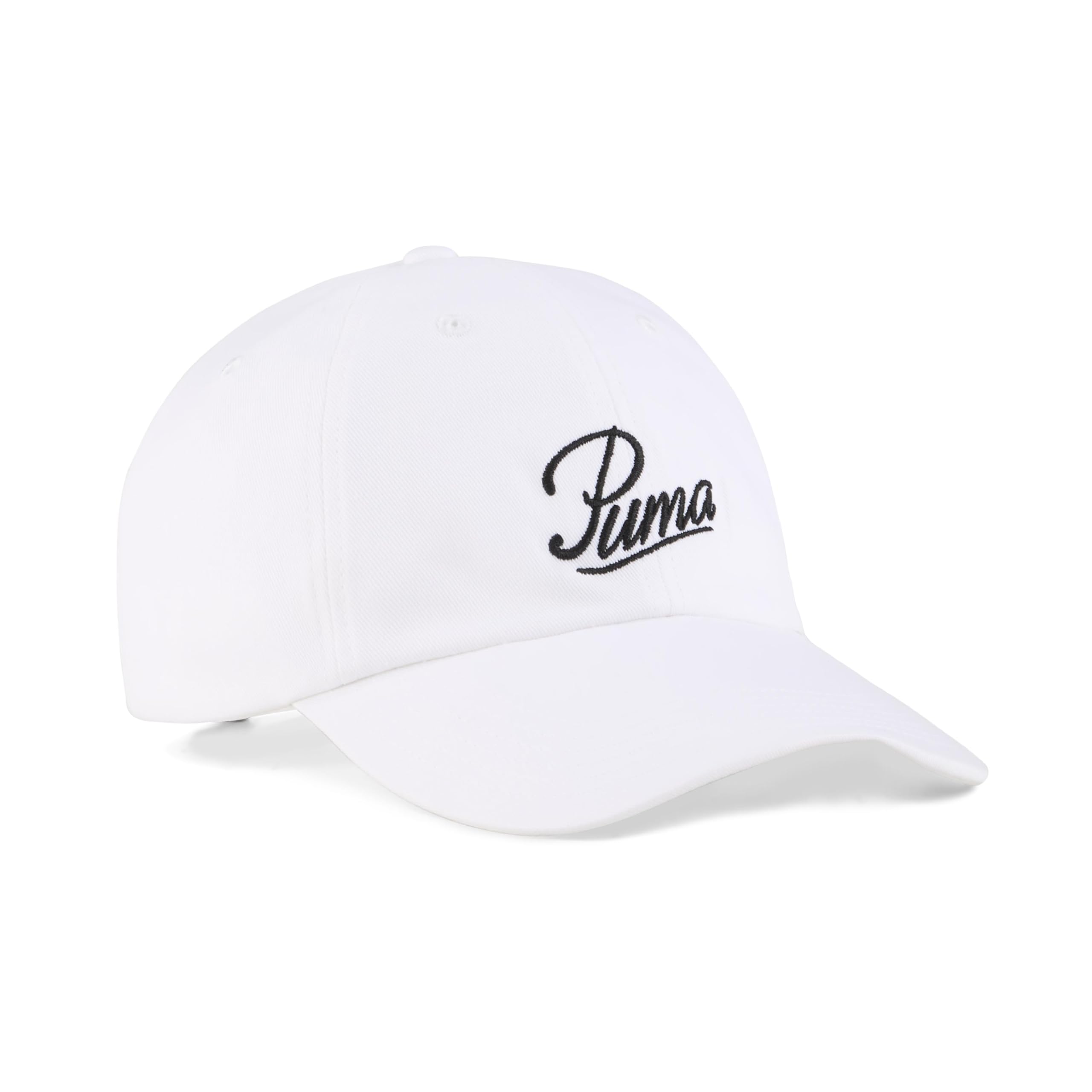 

PUMA Casual Sports Sun ESS Script DAD 2025 White Cap, Hat, 025996, Spring/Summer Color, (02)