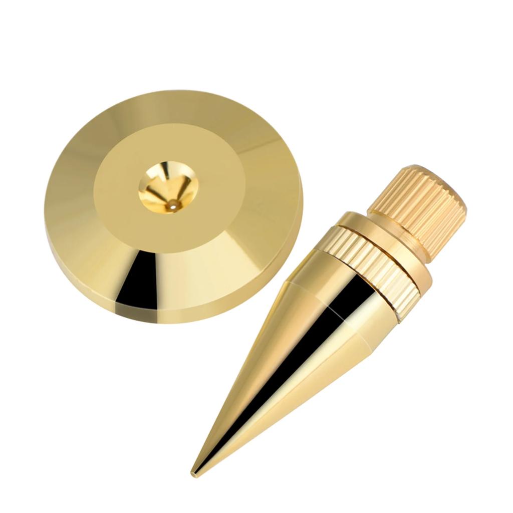 8 Pairs 6 x 36MM Copper Speaker Spike Isolation Stand Base Pad Feet Mat