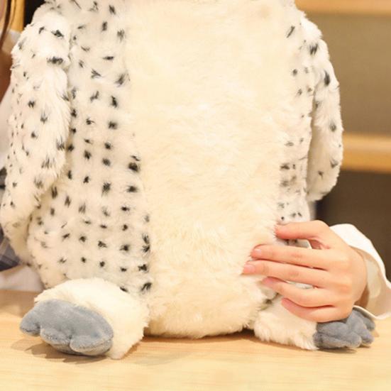 20/30/50cm Owl Plush Toy Simulation Soft Feather Fluffy Animal Doll Sofa Ornament