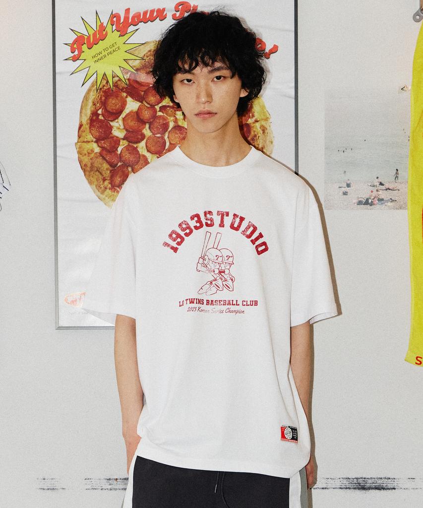 1993STUDIO [Lg Twins] 93 Twins Graphic T-Shirt_White