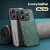Funda For Xiaomi Redmi Note 14 5G Case Car Magnetic Holder Leather Back Cover For Redmy Note14 5G Soft Silicone Shockproof Coque