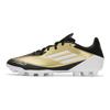 Adidas F50 League Comfortable Versatile Artificial Turf PU Fabric Synthetic Leather Soccer Shoes Unisex Soccer Shoes Black Gold JH9627