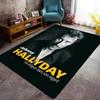 Johnny Hallyday: Life Death carpet Suitable for all seasons floor mats Dormitory decoration Protective pad Fashion