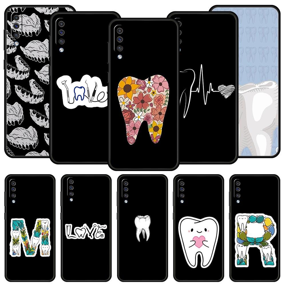 Dentist Dental Dent Tooth Cute Case For Samsung A54 A52 A24 A14 A50 A70 A10 A40 A20S A20E A06 A12 A22 A34 A42 5G A04s A16 Cover