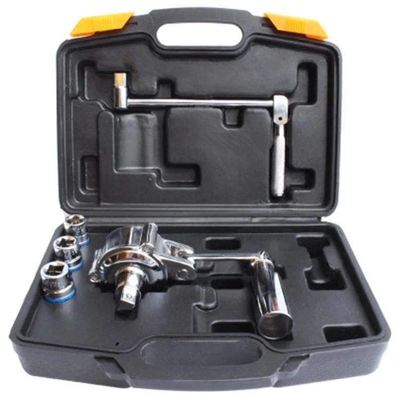 1 set 1/2" cheie de multiplicare a cuplului de torsiune tip de demontare a piulițelor pentru demontare a anvelopelor de mașină cheie de forță care economisește forța de muncă 3200N.M