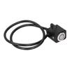 Waterproof Handlebar Switch Headlight Fog Lamp ON OFF Button 0.4in Mount with Red Light Reset Lock