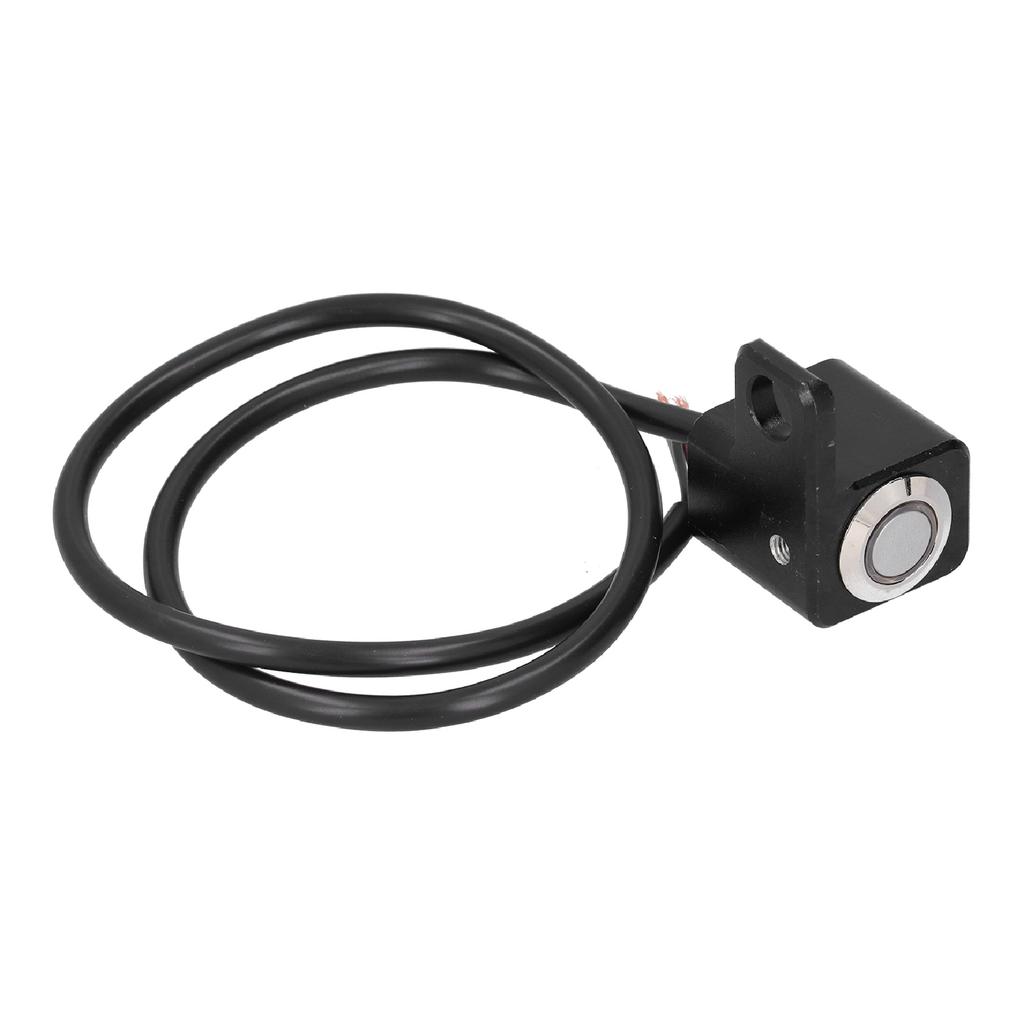 Waterproof Handlebar Switch Headlight Fog Lamp ON OFF Button 0.4in Mount with Red Light Reset Lock