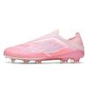 F50 nye snøreløse sømløse flyvevde ungdomsfotballsko student lange pigger herre- og damefotballsko for konkurranse med brukte pigger