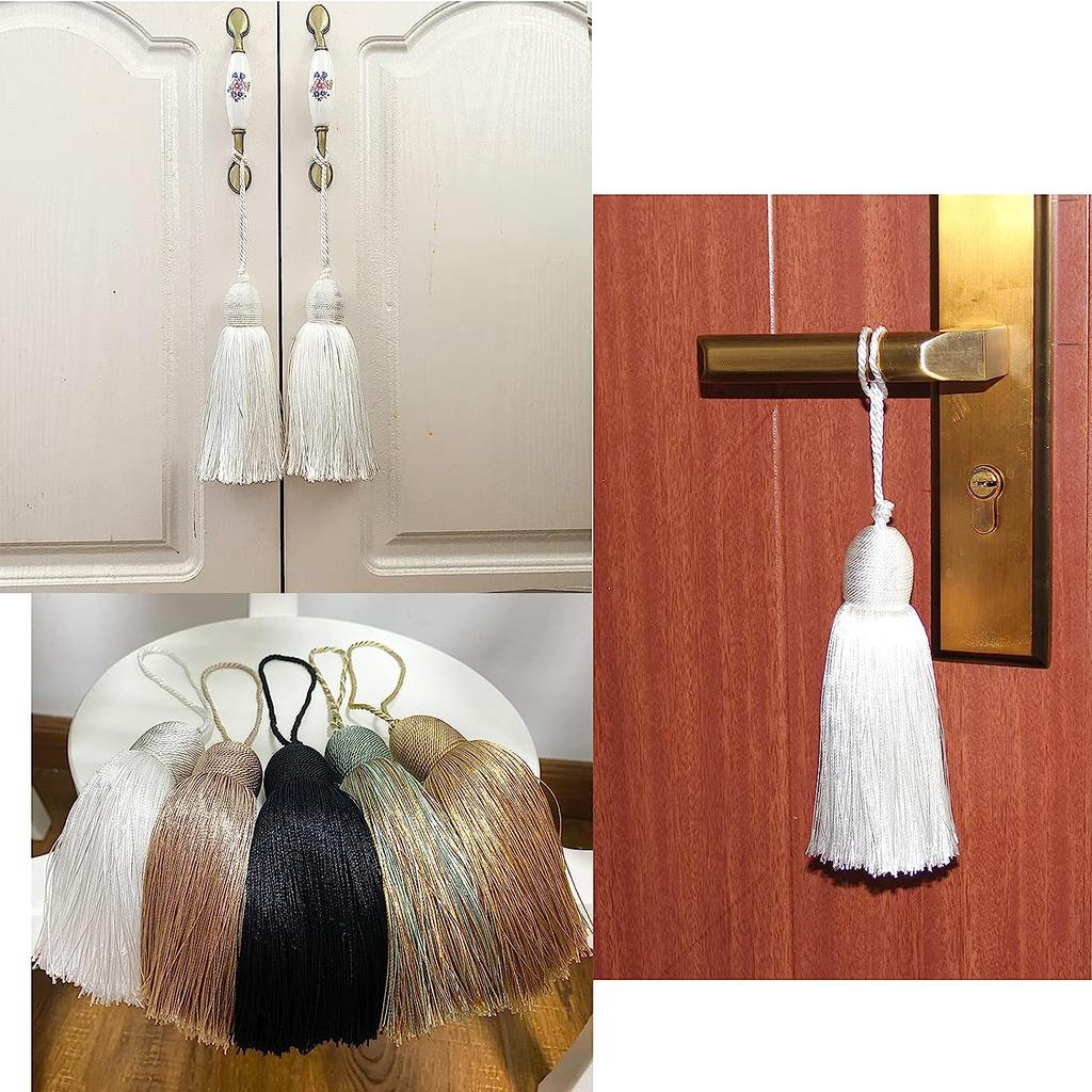 1 ks visiace laná strapce Šitie Bang Hodvábny strapec na kľúče strapce na DIY závesy príslušenstvo domáce dekorácie taštička Darčekový zlatý štetec