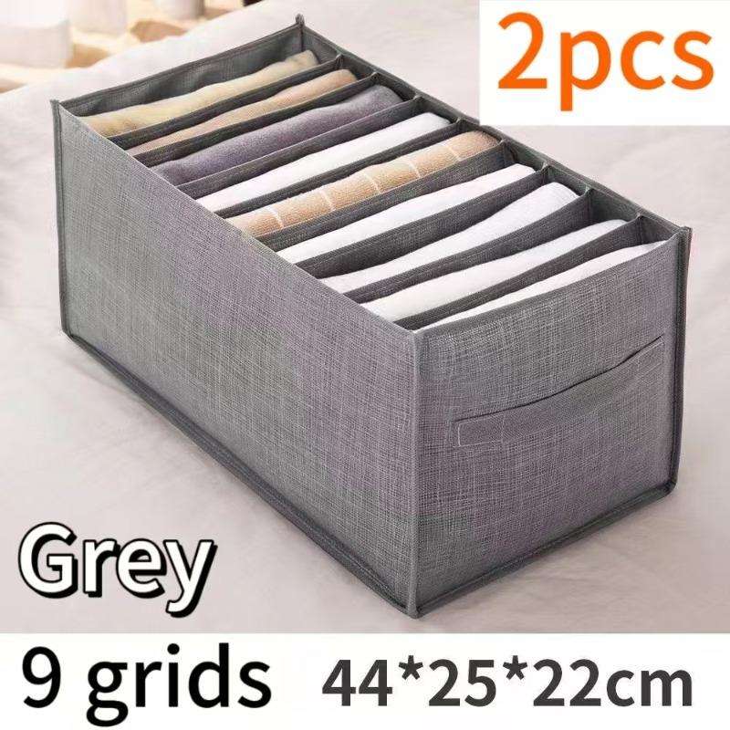 Pants Jeans Storage Box Drawers Organizer for Underwear Bra Socks Wardrobe Clothes Organizer Cabinet T-Shirt Organizers Storage