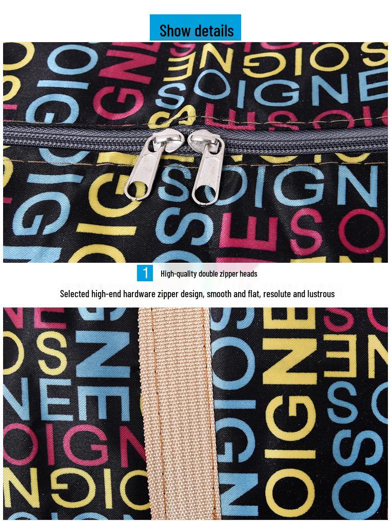 Extra Large Waterproof Storage Bag - Thick Satin Foaming for Quilts & Hand Luggage