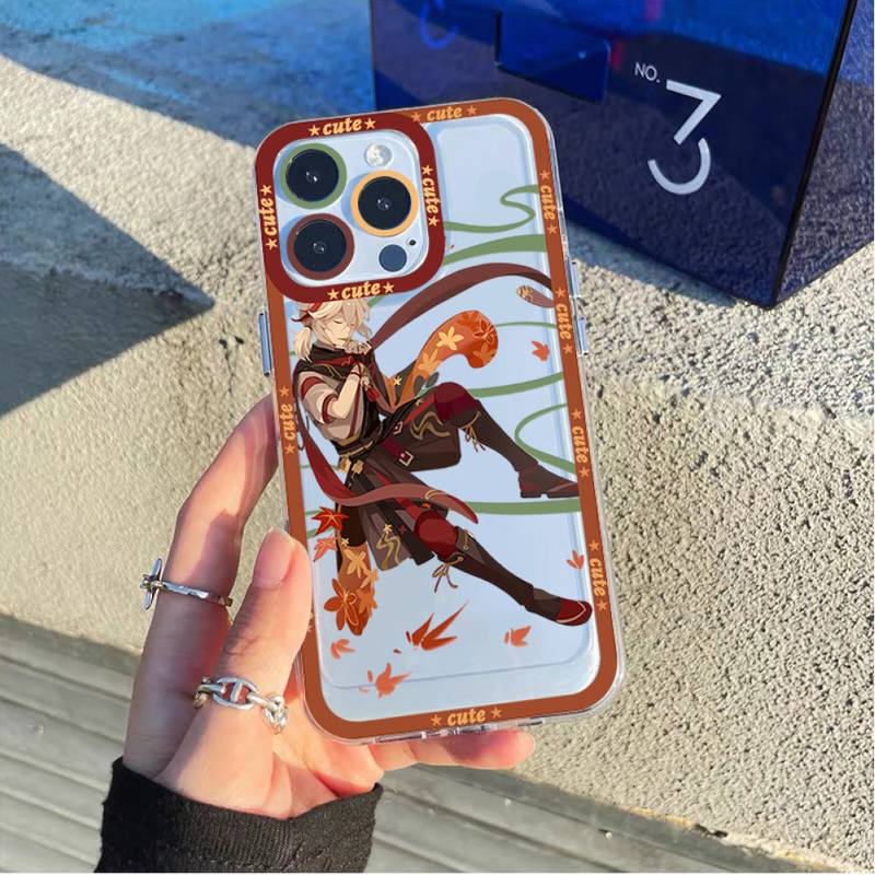 Genshin Impact Kaedehara Kazuha Phone Case for iPhone 11 12 13 Mini Pro Max 14 Pro Max Case Shell