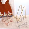 Plate Dish Frame Photo Decorative Stands Holder Tabletop Art Placement Stand Display Stand