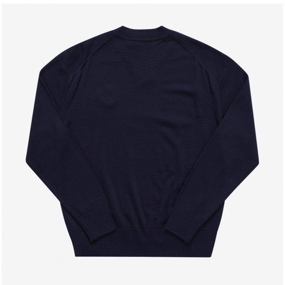 Maison Kitsune Km00503kt1036 P480 Dressed Fox Patch Mens Knit