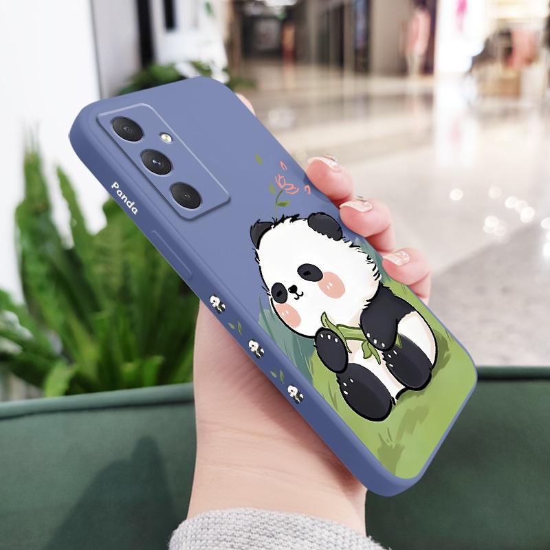 Baby Panda Phone Case For Samsung Galaxy A56 A36 A26 A16 A06 A17 A07 A55 A35 A25 A15 A05 A54 A34 A24 A14 A04 4G 5G Cover