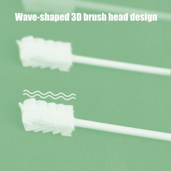 30 Adet Bebek Dil Temizleyici Yağdan Arındırılmış Gazlı Bez Diş Çubukları Tek Kullanımlık Gazlı Bez Diş Fırçası Kağıt Çubuk Yeni Doğanlar için Bebek Ağız Temizleme Fırçası Çubuğu