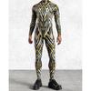 Halloween Tights 3D Digital Printing Adult Cosplay One-piece Costume Men Stage Performance Jumpsuit Dance Party Outfit