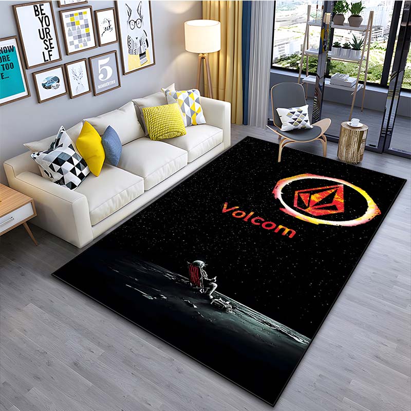Extreme Sport V-V0lcom Pattern Floor Mat Rug 15 Size Living Room Bedroom Bedside Bathroom Floor Mat Area Rug Club Outdoor Rugs